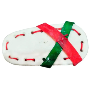Slipper-Shaped Rawhide Treat for Dogs
