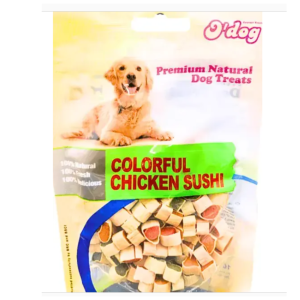Colorful Chicken Sushi for Dogs