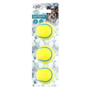 Dog Toy: Meta Ball TPR Squeeze Tennis Balls 3 pcs