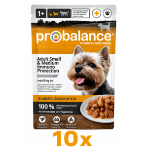 Wet Dog Food for Small & Medium Breeds 85 g 10 pcs