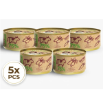 Wet Dog Food with Beef 5 pcs