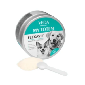 Добавка для собак — для опорно-двигательного аппарата, 100 г Veda My Totem FLEXAVIT