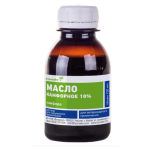 Camphor Oil 10% for External Use in Animals, 100 ml