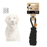 Игрушка-перетяжка для собак, хлопок, 22 см, чёрная M-PETS SOTO
