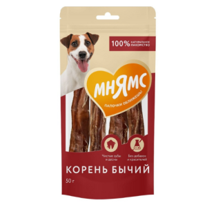 Շների խորտիկ՝ ցլի չորացրած մսից ձողիկներ Mnyams