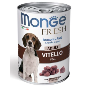 Պահածո շների համար Monge FRESH հորթ