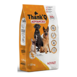 Complete Dry Dog Food with Chicken & Vegetables for all breeds — ThankQ Dog Advanced Chicken, 10kg