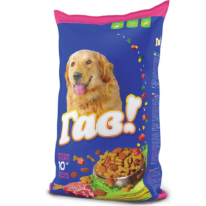 Չոր կեր բոլոր ցեղատեսակի հասուն շների համար (10 կգ) «Гав»