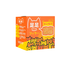 Japanese Natural Clumping Cat Litter "Japanese Flowers" — Ashi Ashi Kinmoku, 2.2kg