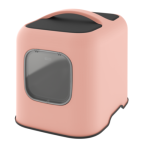 Covered Cat Litter Box SMART OLIMPIA PINK
