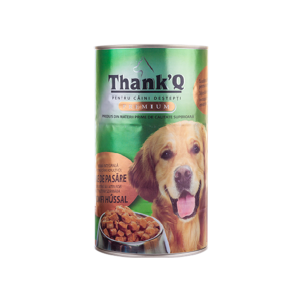 Պրեմիում թաց կեր շների համար թռչնամսով — ThankQ Dog Premium, 1240գ