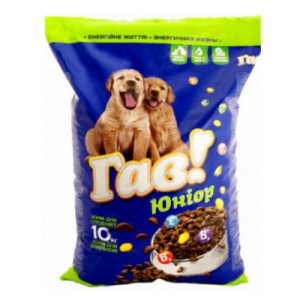 Չոր կեր շների ձագերի համար (10 կգ) «Гав»