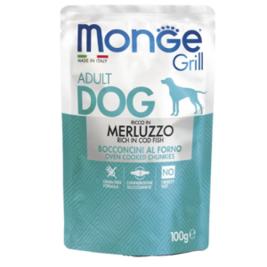 Շան թաց կեր (Ձուկ) 100գ — Monge Grill