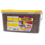 Корм для цихлид, усиливающий окраску Cichlid Chips