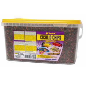 Երանգները ուժեղացնող կեր ցիխլիդ ձկների համար Cichlid Chips