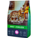 Dry food for sterilized cats, (10 kg) Mr. Buffalo STERILIZED