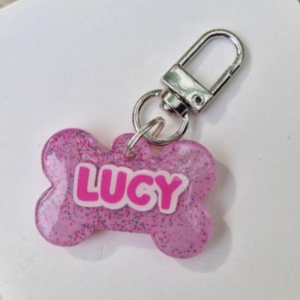 Personalized Pet ID Tag Keychain
