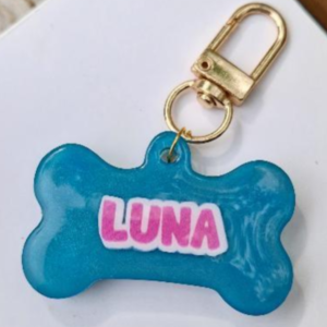 Personalized Pet ID Tag Keychain