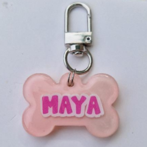 Personalized Pet ID Tag Keychain