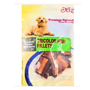 Tri-Color Fish Fillet for Dogs