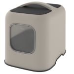 Covered Cat Litter Box SMART OLIMPIA BEIGE