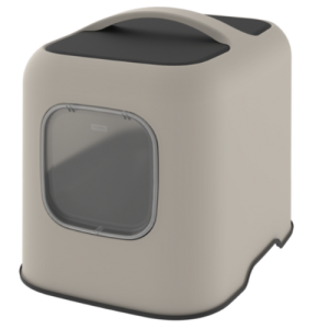 Covered Cat Litter Box SMART OLIMPIA BEIGE