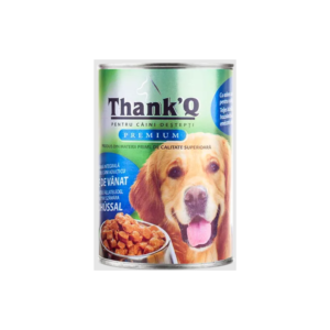 Պրեմիում թաց կեր շների համար վայրի կենդանիների մսով — Thank’Q Premium Game, 415գ