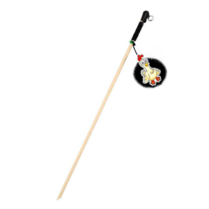 Կատուների խաղալիք-կարթ՝ հավիկով