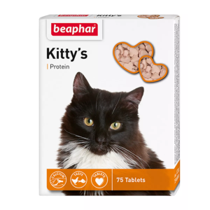 Витаминная добавка для котят с протеином (75 таблеток) «Kitty's + Protein»