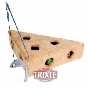 Կատուների ինտերակտիվ խաղալիք` պանիր մկնիկով և գնդակներով