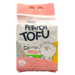 Կատվի լցանյութ Տոֆու Դեղձի հոտով 2.5կգ 6Լ