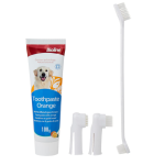 Dental Hygiene Set with Orange Flavor for Dogs 100 g Bioline