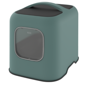 Covered Cat Litter Box SMART OLIMPIA GREEN