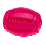 Игрушка для собак «Мяч регби» с ментоловым ароматом (8 × 6.5 см, розовый) Comfy SNACKY