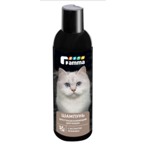 Restorative shampoo for cats with burdock extract 250ml GAMMA