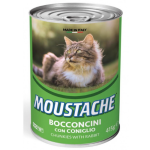 Պահածո կատուների համար՝ (ճագար) 415 գ MUSTACHE