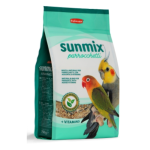 Լիարժեք սնունդ միջին չափի թութակների համար 750գ Sunmix Parrocchetti