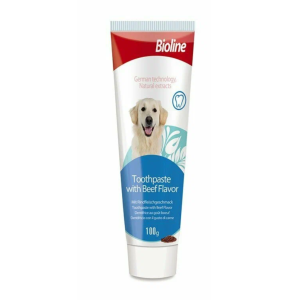 Beef Flavor Toothpaste for Dogs 100 g Bioline