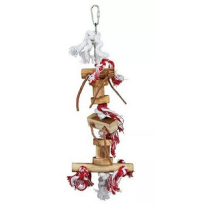 Փայտյա խաղալիք թութակների համար՝ պարանով (35 սմ) Trixie