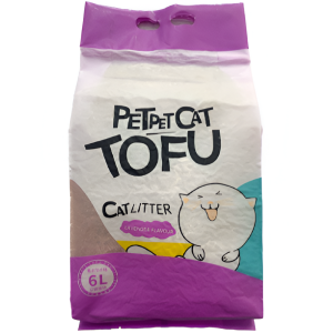 Կատվի լցանյութ Տոֆու Լավանդայի հոտով 2.5կգ 6Լ