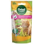 Նրբաճաշակ կտորիկներ կատուների համար՝ բադի մսից, 40 գ Triol