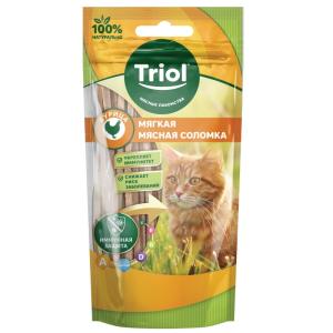 Նրբաճաշակ մսային ձողիկներ հավի մսից կատուների համար, 40 գ Triol