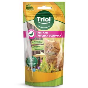 Նրբաճաշակ մսային ձողիկներ բադի մսից կատուների համար, 40 գ Triol
