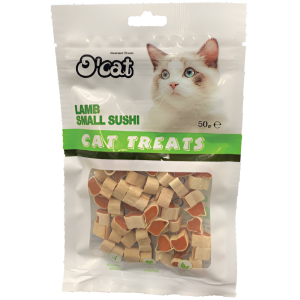 Կատվի հյուրասիրություն գառան փոքր սուշի