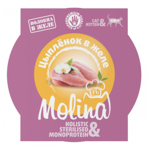 Լամիստեր կատվիկների համար՝ ճուտով ժելեում, 75 գ MOLINA Holistic