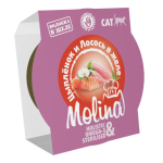 Լամիստեր կատուների համար՝ ճուտով և խեցգետնով ժելեում, 75 գ MOLINA Holistic