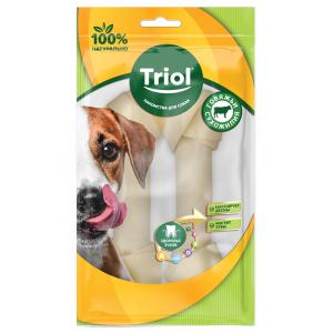 Ծամվող ոսկորներ մեծ շների համար, 15 սմ, 2 հատ Triol DENTAL