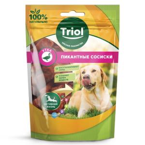 Շան հյուրասիրություն «Համեմված նրբերշիկներ բադի մսով», 70 գ Triol