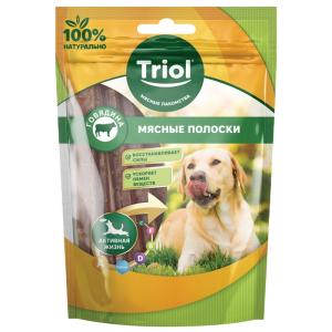 Շան հյուրասիրություն «Տավարի մսով մսային շերտիկներ», 70 գ Triol