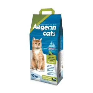 Կատվի Լցանյութ Ձիթապտղի Յուղով - Aegean Cats (10կգ)